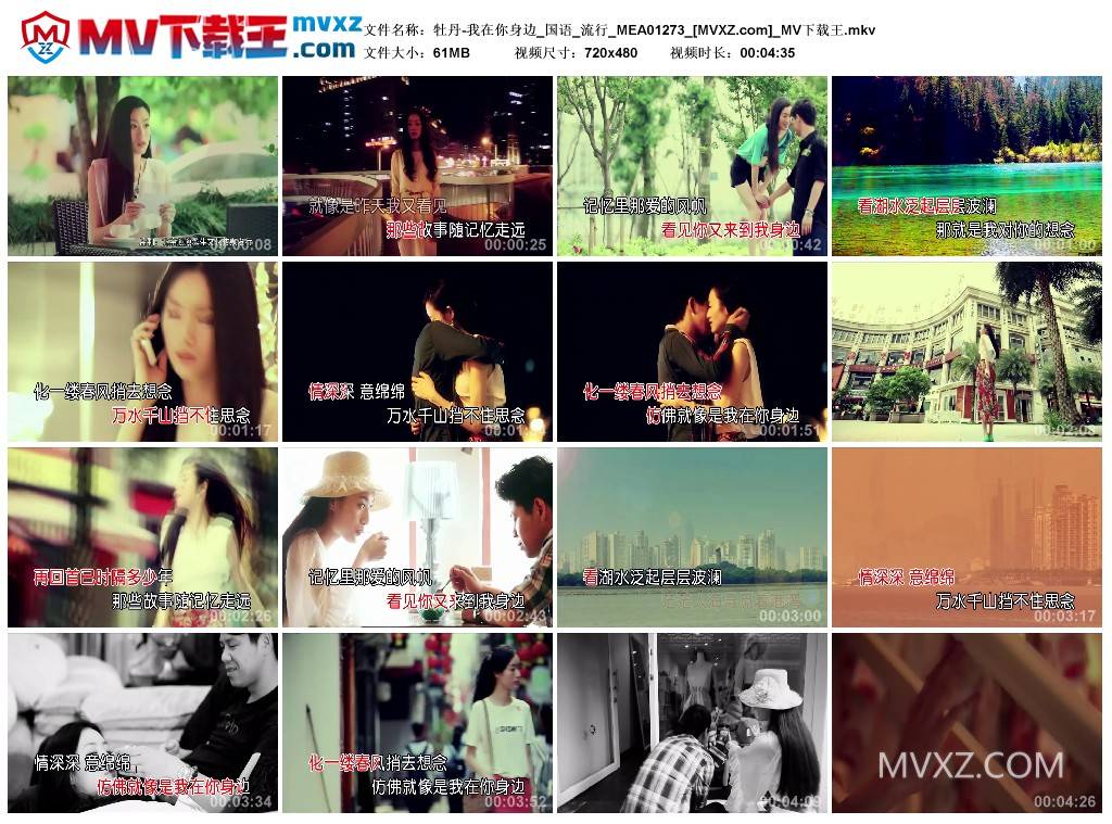 牡丹-我在你身边_国语_流行_MEA01273